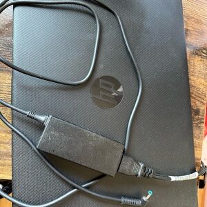 HP Laptop with Silver and Black Finish